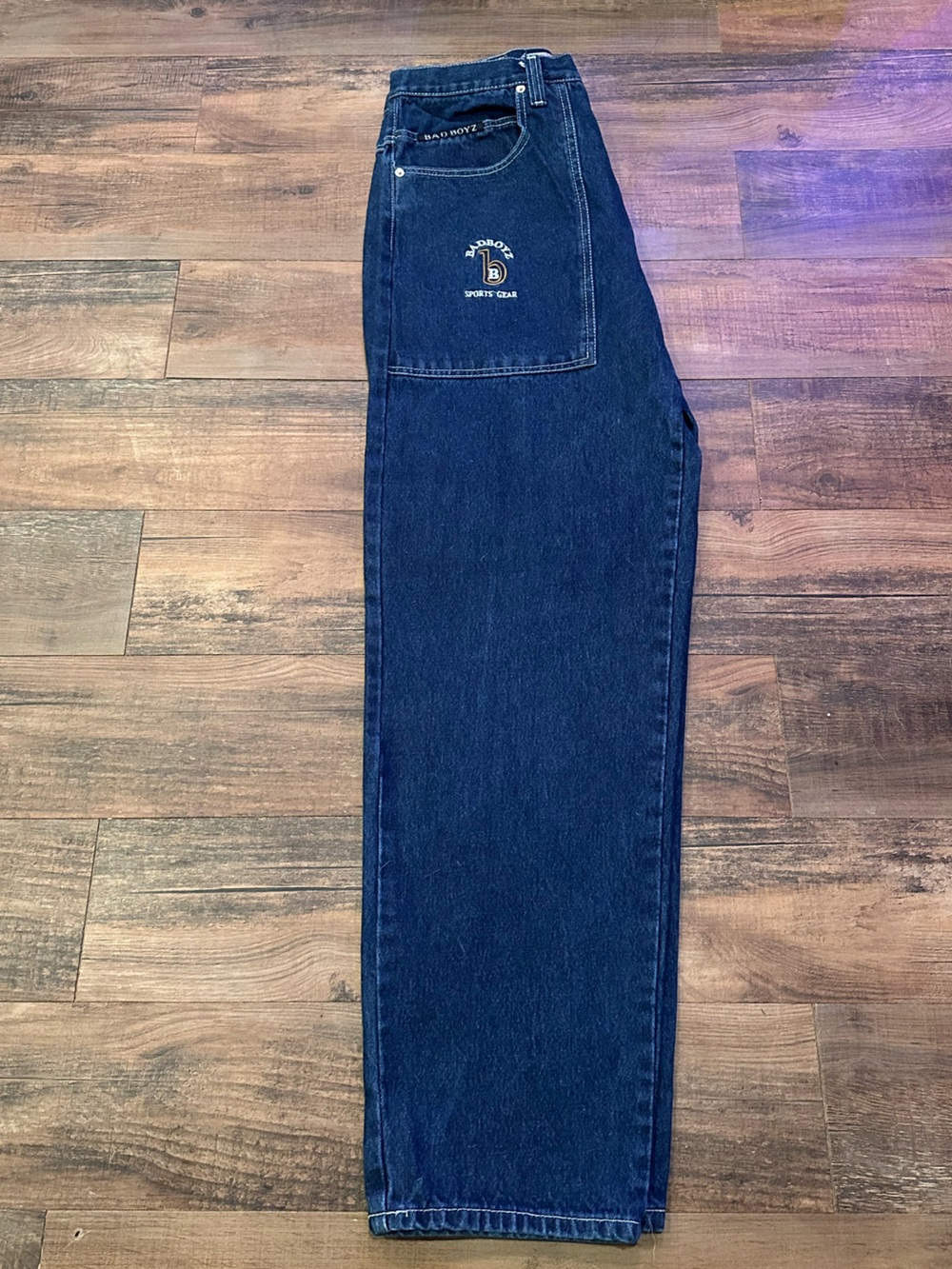Rare Vintage Bad Boyz Sports Gear Baggy Jeans - Picture 3 of 9